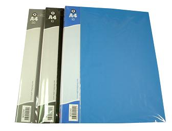 CLEARFILE A4 10 PAGE BLUE